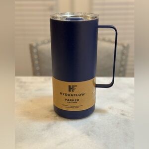 Hydraflow Parker Insulated Stainless Steel Blue Tumbler, 25oz